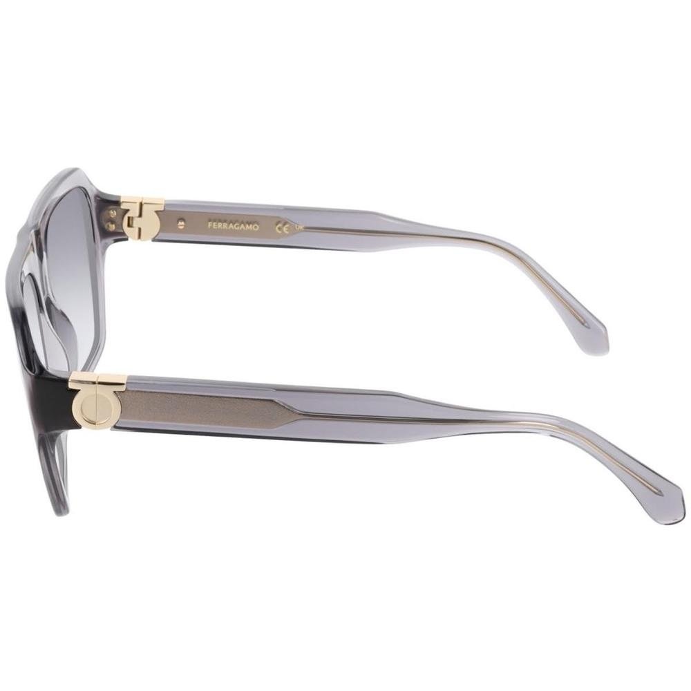 SALVATORE FERRAGAMO SF2080LBI 020 58 - Sheet full SALVATORE FERRAGAMO Grey Square - Image 2