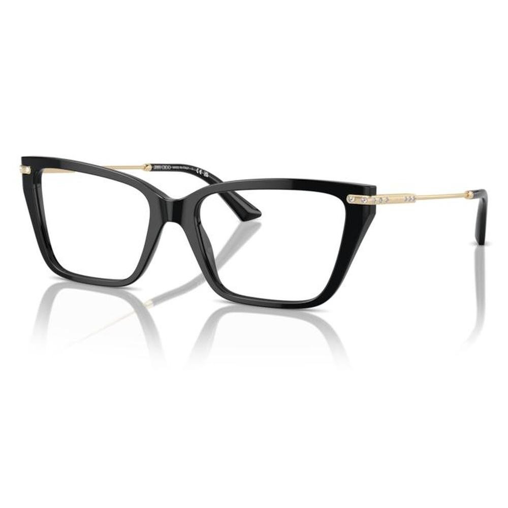JIMMY CHOO JC3002B 5000 55 - METAL SHEET JIMMY CHOO Black Cateye - Image 2