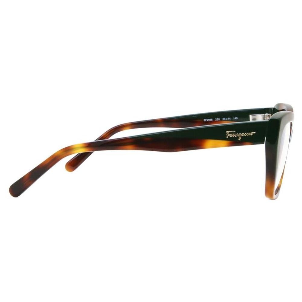 SALVATORE FERRAGAMO SF2938N 220-53 - Sheet full SALVATORE FERRAGAMO Brown Cateye - Image 2