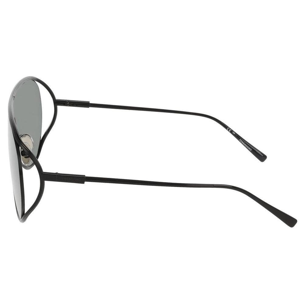 SALVATORE FERRAGAMO SF323 001 63 - Metal full SALVATORE FERRAGAMO Black Aviator - Image 2