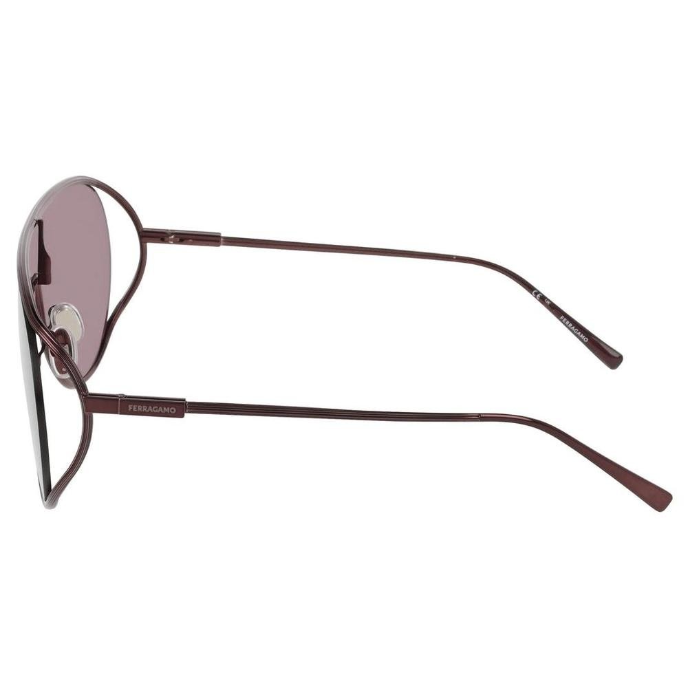 SALVATORE FERRAGAMO SF323 601 63 - Metal full SALVATORE FERRAGAMO Brown Aviator - Image 2