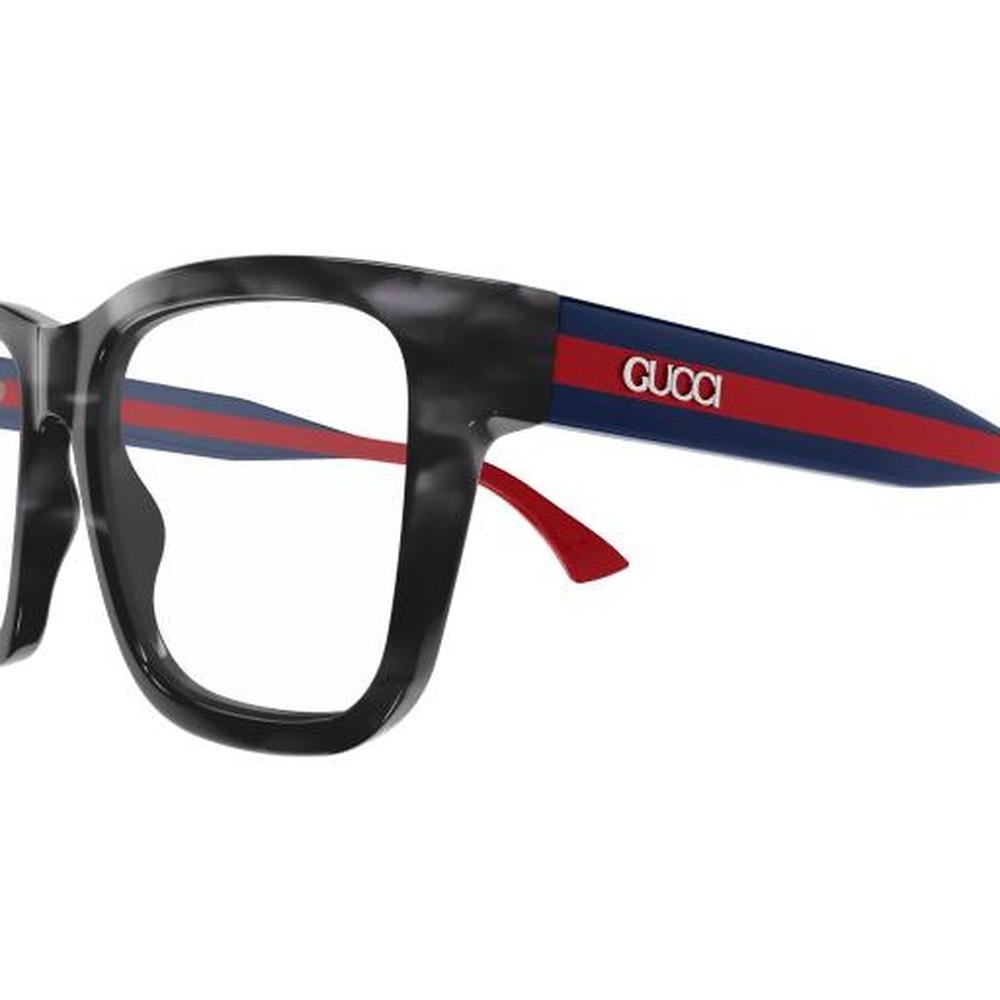 GUCCI GG1870O 004 53 - Sheet full Gucci Black red Square - Image 2