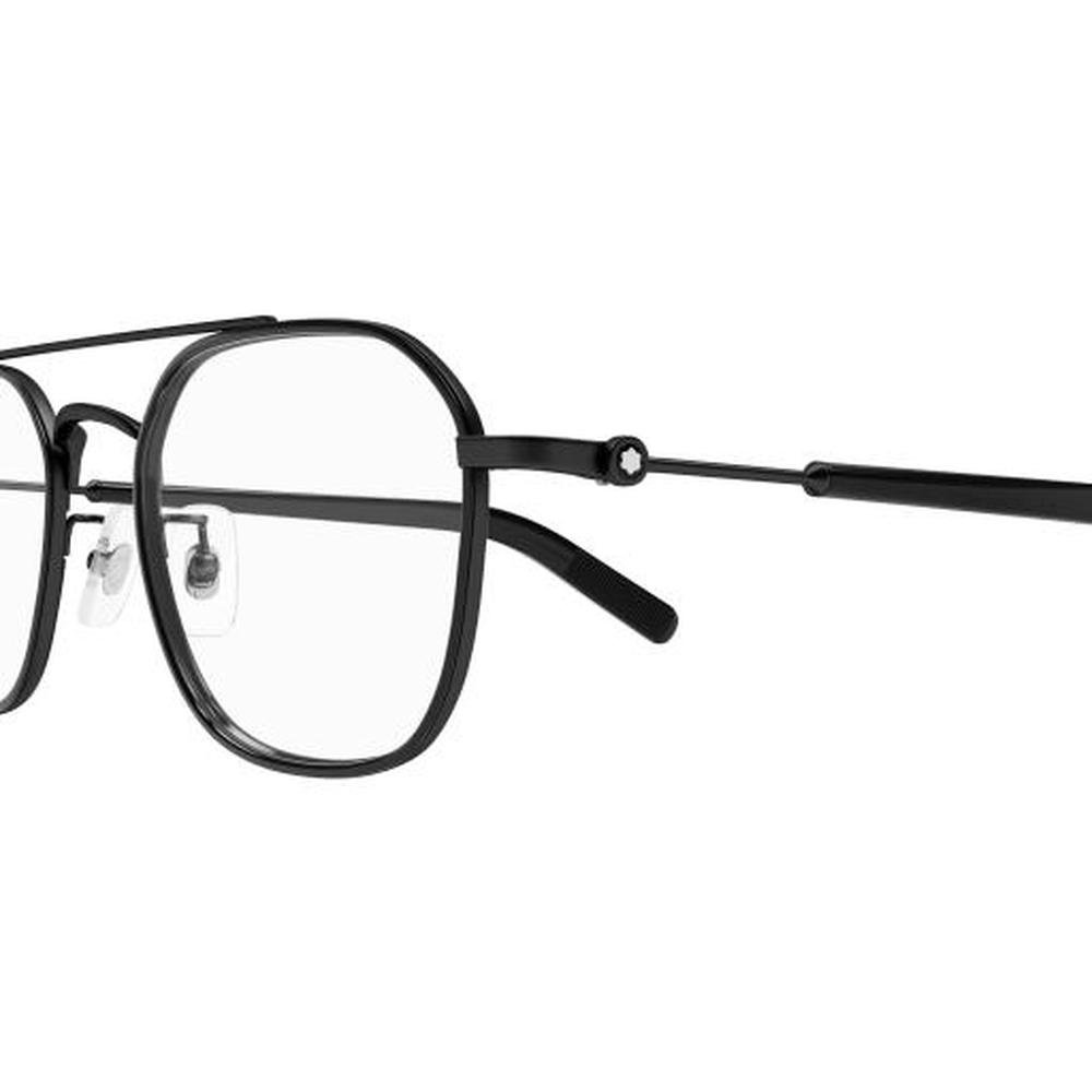 MONT BLANC MB0391OA 004 51 - Metal full MONT BLANC Black Square - Image 2