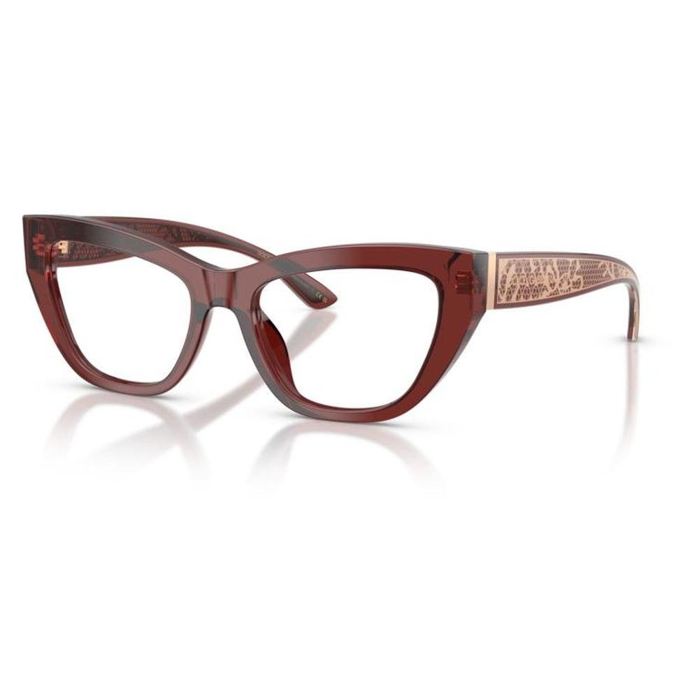 DOLCE & GABBANA DG3412 3045 53 - Sheet full DOLCE&GABBANA MAROON Cateye - Image 2