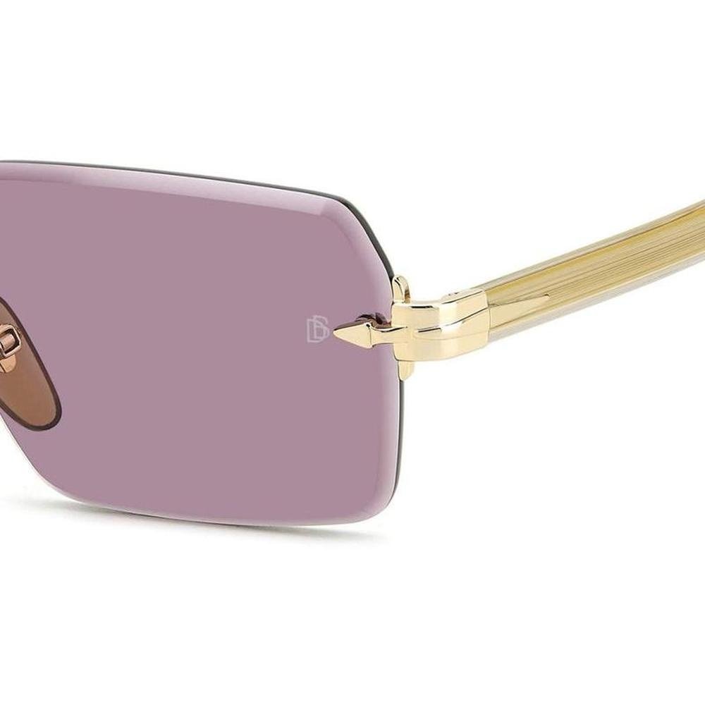 DAVID BECKHAM DB 7109/S LOJ4S 56 - 3 pcs DAVID BECKHAM Gold Square - Image 2