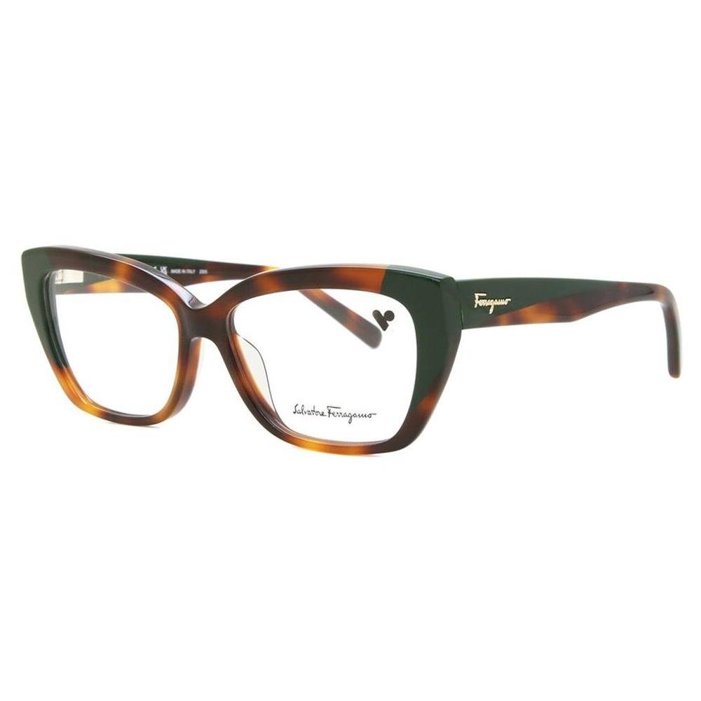 SALVATORE FERRAGAMO SF2938N 220-53 - Sheet full SALVATORE FERRAGAMO Brown Cateye - Image 3