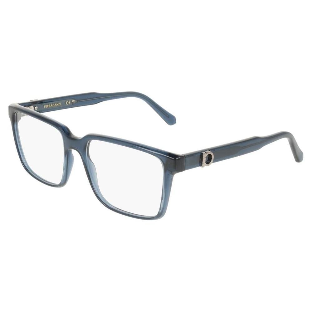 SALVATORE FERRAGAMO SF3028E 462 55 - Sheet full SALVATORE FERRAGAMO Blue Square - Image 3