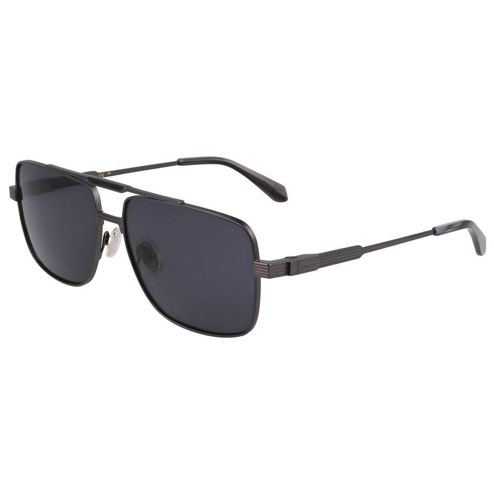 SALVATORE FERRAGAMO SF318 018 60 - Metal full SALVATORE FERRAGAMO Black Square - Image 3