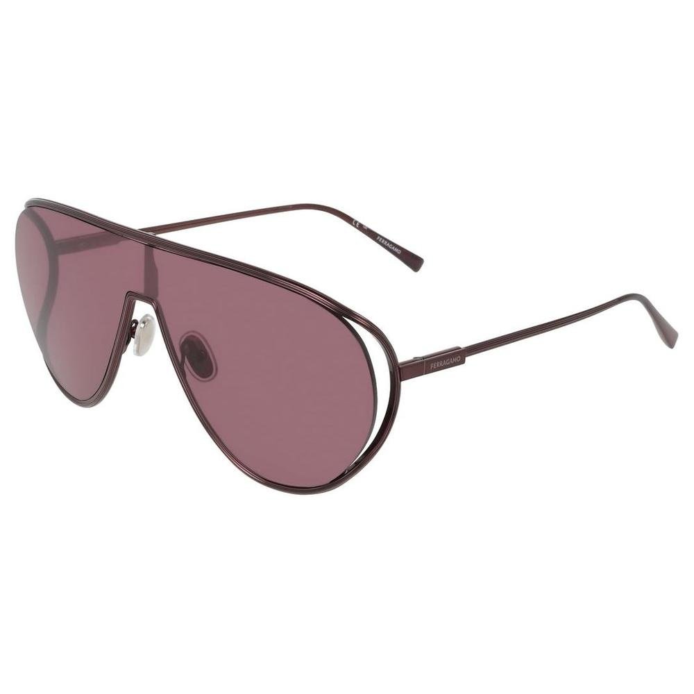 SALVATORE FERRAGAMO SF323 601 63 - Metal full SALVATORE FERRAGAMO Brown Aviator - Image 3