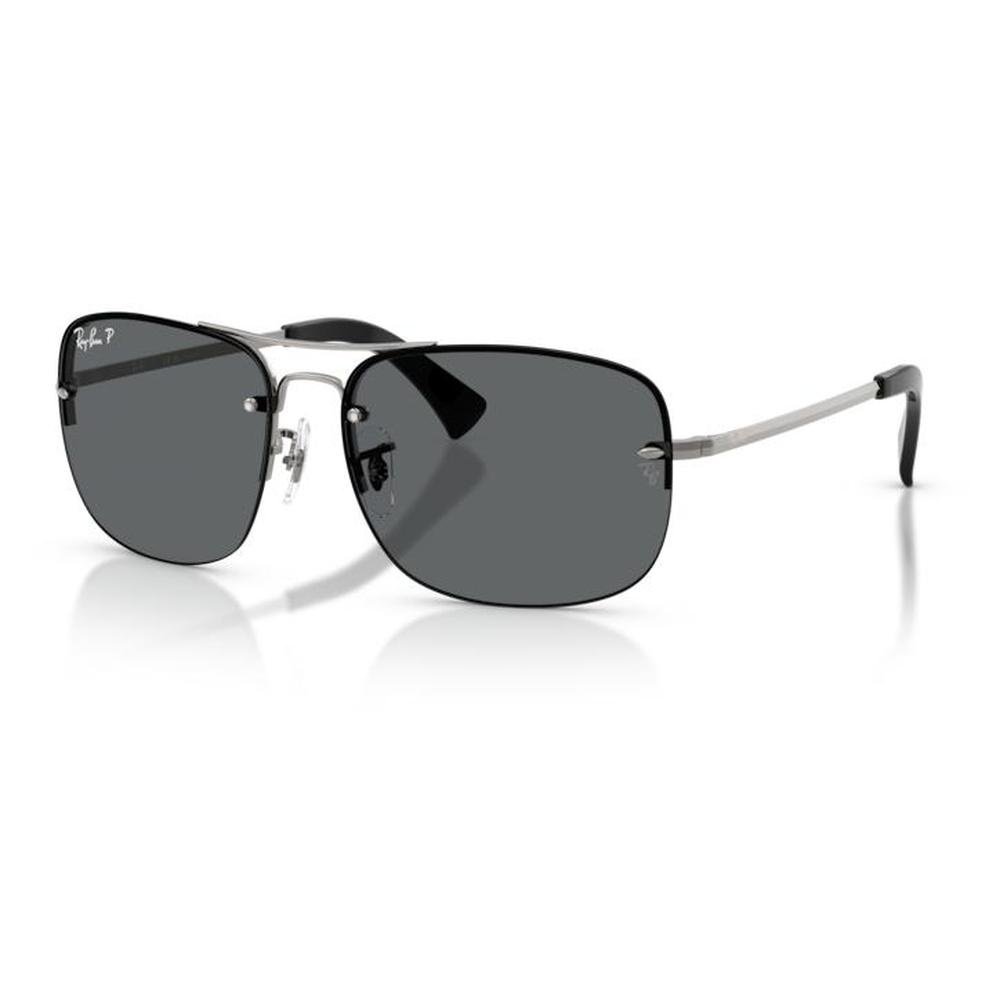 RAYBAN RB3761I 004/81 59 - 3 pcs Rayban Silver Square - Image 3