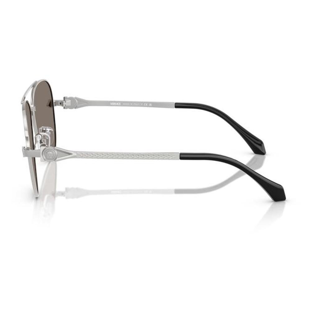 VERSACE VE2283 10006G 61 - Metal full VERSACE Silver Aviator - Image 3
