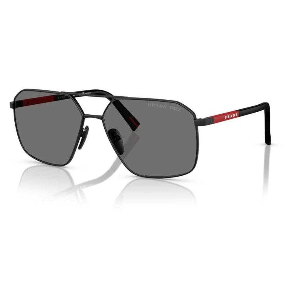 PRADA SPS A50 1BO02G 60 - Metal full Prada Black Square - Image 3