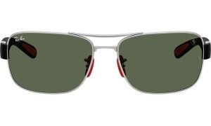 RAYBAN RB3763M F03171 64 - METAL SHEET Rayban Silver black Square